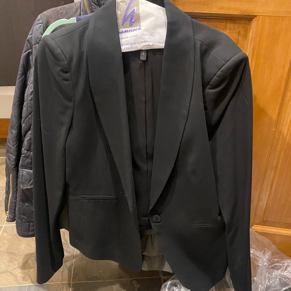 BCBG black blazer
